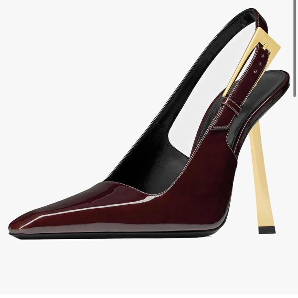 Luxury slingback shoe. Pristine condition